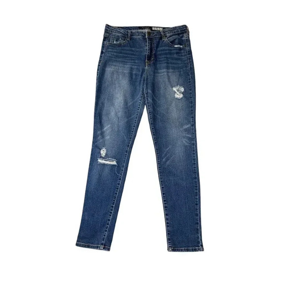 Aeropostale Women's‎ High Waisted Ankle Jegging Size 12 Blue Denim - Picture 1 of 6